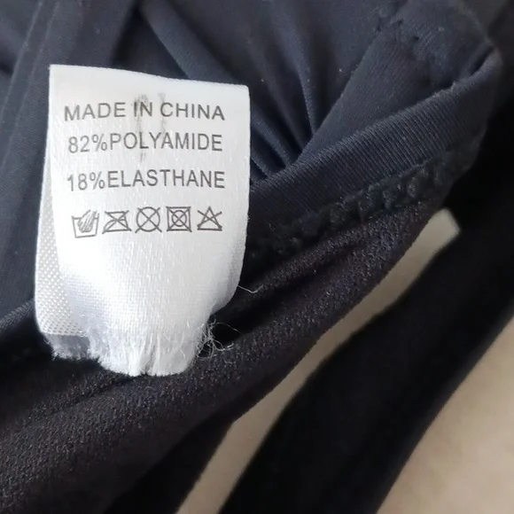 Black one piece net swimsuit - Picture 11 of 11